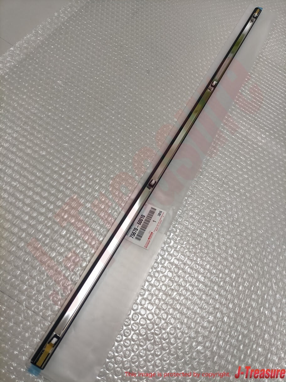 TOYOTA LAND CRUISER 80 LX450 Genuine Front Rear Quarter Moulding Set Chrome OEM