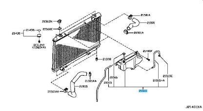 NISSAN 350Z Z33 2007-2009 Genuine Radiator Reservoir Tank Assy 21710-EV00B OEM