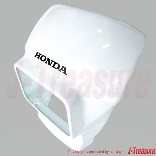 HONDA XR650L '00-08 Genuine Front Visor Set *NH196*(ROSS WHITE) 87125-MY6-A80ZA
