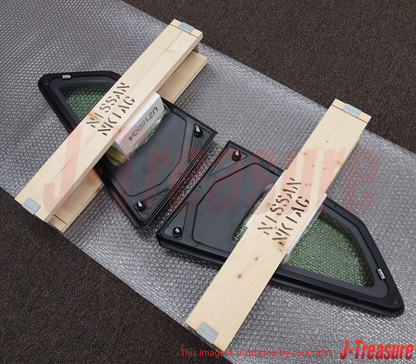 NISSAN GT-R R35 '11-23 Genuine Rear Quarter Glass Window RH & LH Set OEM