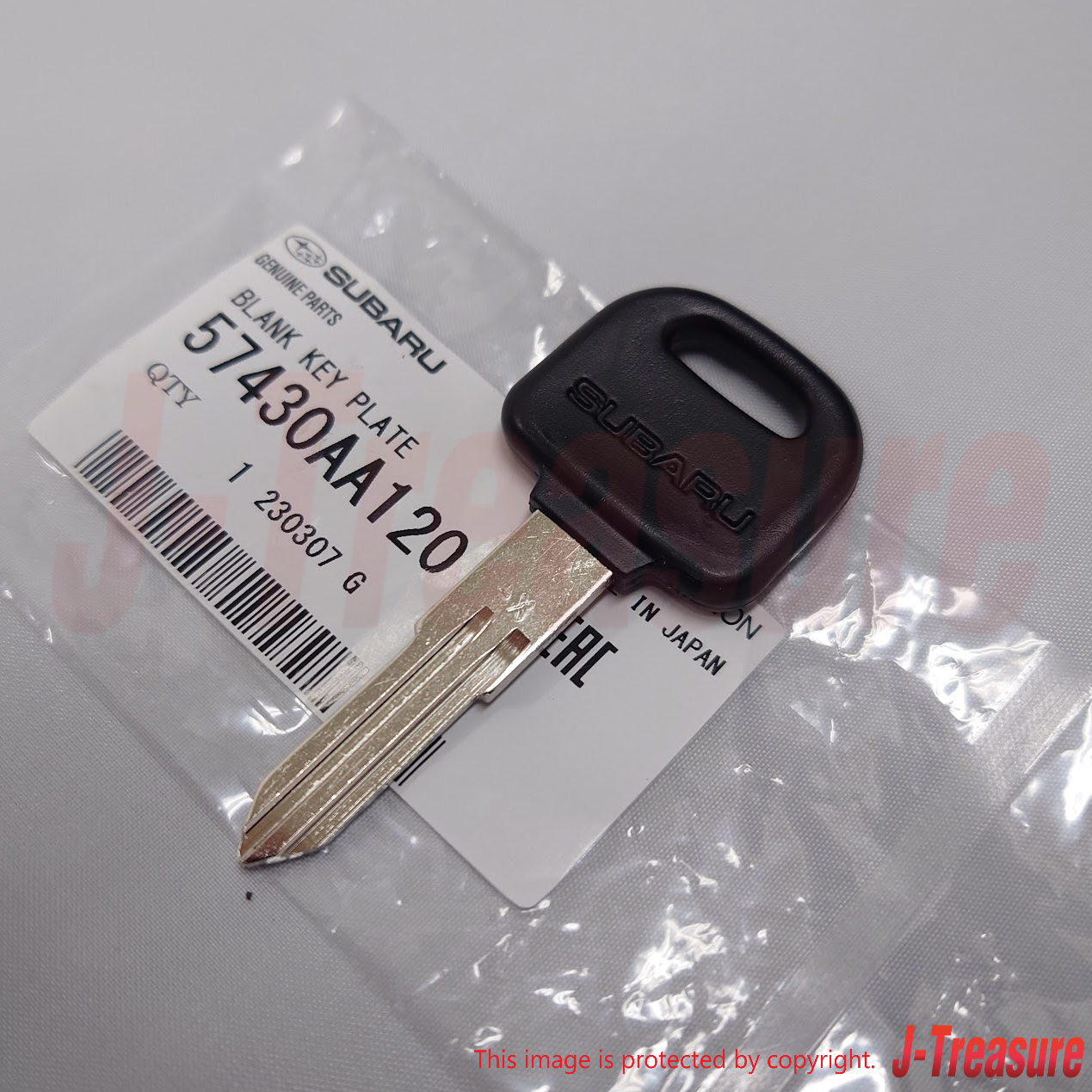 SUBARU IMPREZA WRX GC8 94-01 Genuine Blank Master Key Plate 57430AA120 x2 Set