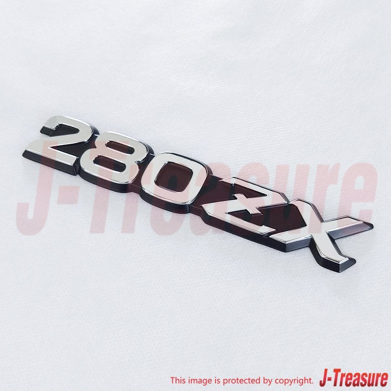 NISSAN 280ZX S130 79-83 Genuine Front Side Emblem "280ZX" 63805-P9700 x2 Set OEM