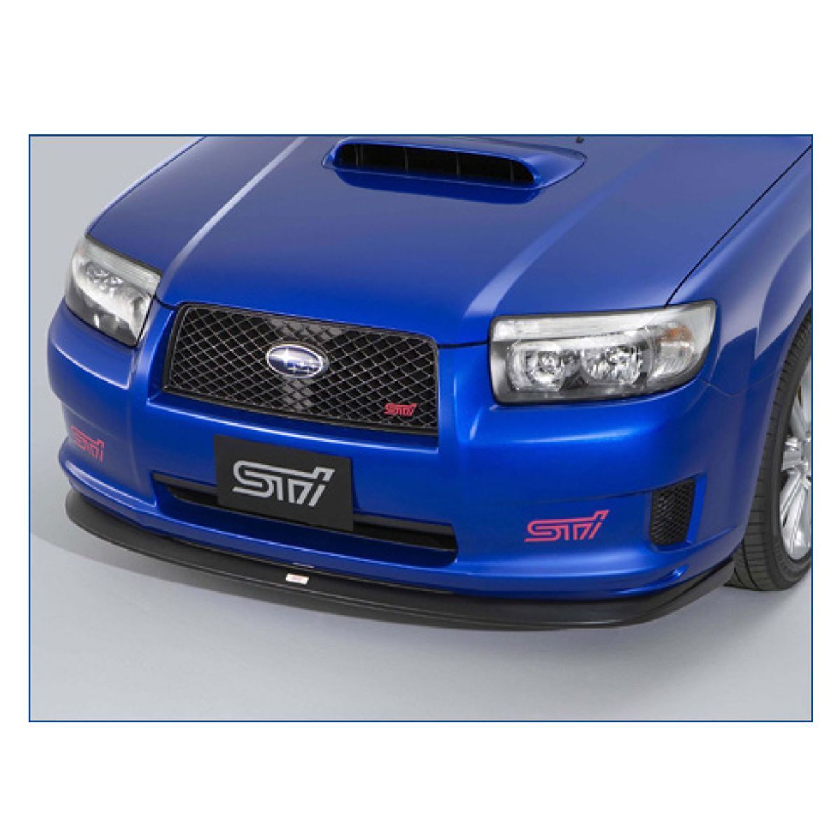 SUBARU BRZ IMPREZA LEGACY EXIGA FORESTER Genuine Front Lip Spoiler "STi" Emblem