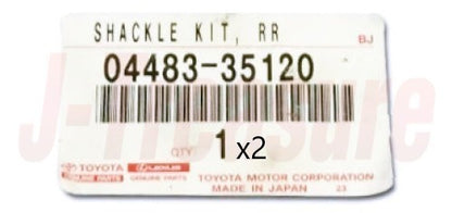 TOYOTA HILUX LN170 1998-2005 Genuine Rear Spring Shackle Kit RH & LH Set OEM