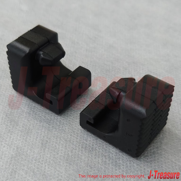 HONDA ODYSSEY 99-10 Genuine Slide Door Upper Rail Stopper 72557-S0X-A00 x2 Set
