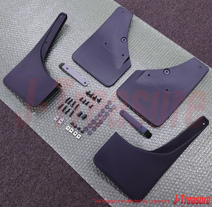 SUZUKI JIMNY SIERRA JB74W Genuin Mud Flap Black 4 Sheets Set 72201-78R00-BK1 OEM