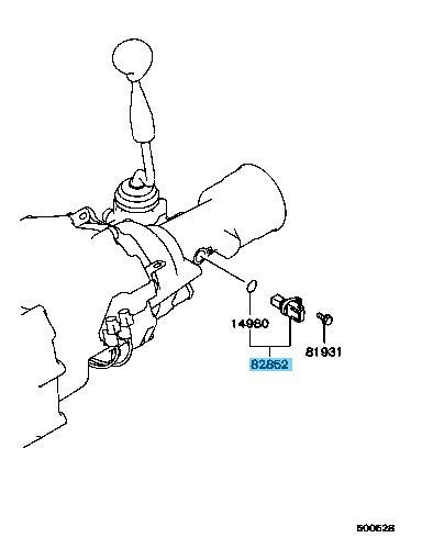 MITSUBISHI PAJERO PININ/MONTERO IO H6#W H7#W '00-05 Genuine Vehicle Speed Sensor