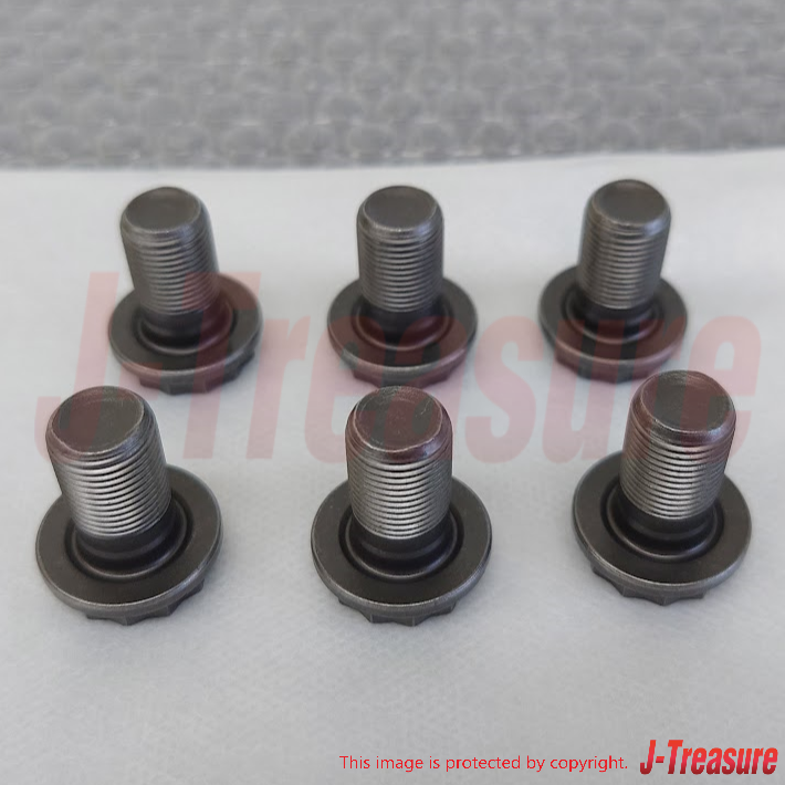 HONDA VEZEL HYBRID RU3 RU4 Genuine Flywheel Bolt 12mm 90011-PM0-000 x6 Set OEM