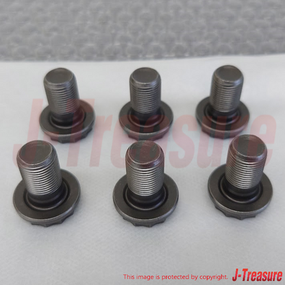 HONDA VEZEL HYBRID RU3 RU4 Genuine Flywheel Bolt 12mm 90011-PM0-000 x6 Set OEM
