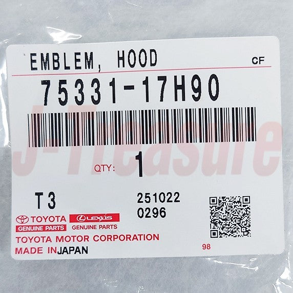 TOYOTA MR2 AW11 1985-1989 Genuine Front Eagle Hood Emblem Red 75331-17H90 OEM