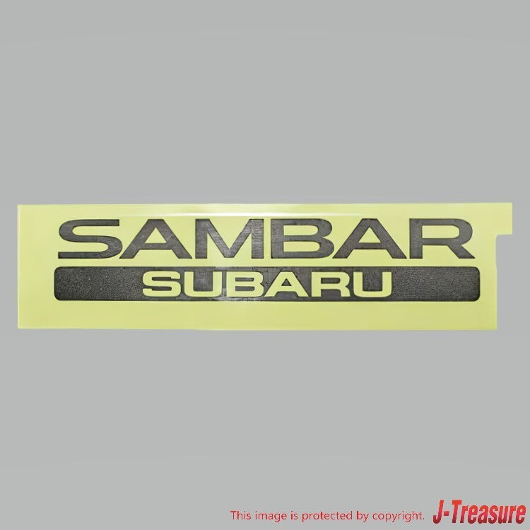 SUBARU SAMBAR KV 90-99 Genuine Rear Gate Name Plate Label 75471B5070 OEM