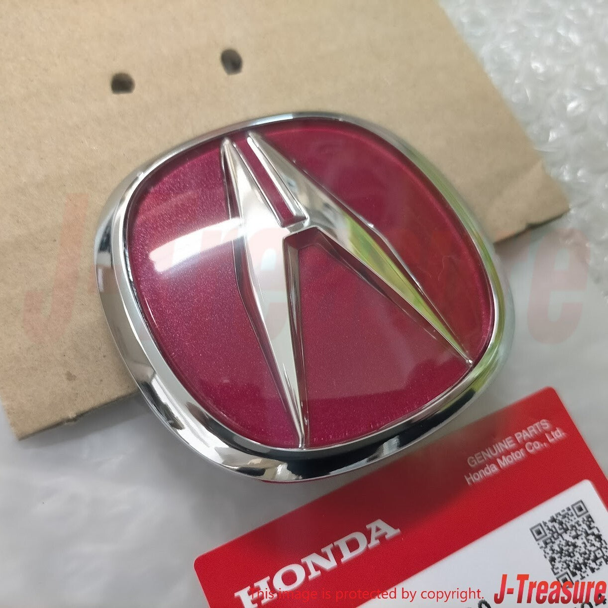 HONDA ACURA INTEGRA TYPE-R DC2 97-01 Genuine "A" Emblem Red Front & Rear Set OEM