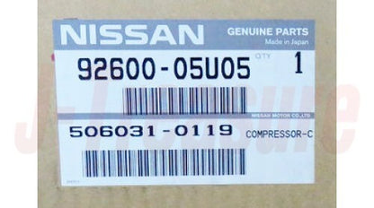 NISSAN SKYLINE HCR32 Genuine Cooler Compressor Assy 92600-05U05 OEM RHD