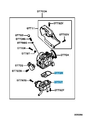 MITSUBISHI MONTERO V31V Genuine Fast Idle Air Valve & Gasket set OEM