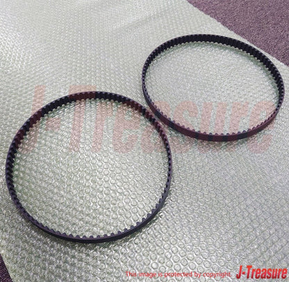 HONDA GL1500 GOLD WING 88-90 Genuine Timing Belt 14401-MN5-004 x2 Set OEM
