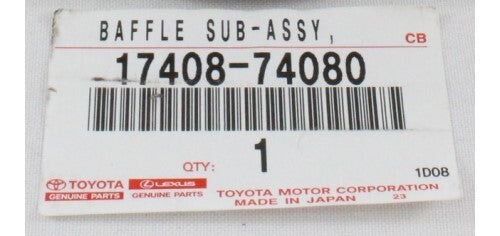 TOYOTA CAMRY ACV30 MCV36 2002-2006 Genuine Exhaust Baffle 17408-74080 OEM
