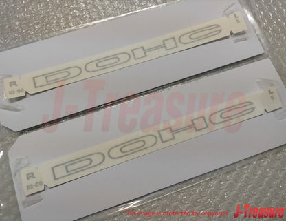 HONDA CIVIC EG EK SiR Genuine Side "DOHC" Sticker Decal 75772-SR3-003ZE x2 OEM