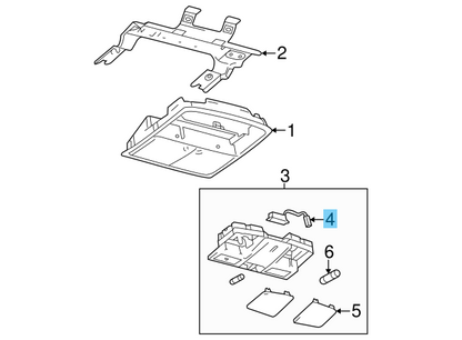 MAZDA MAZDA3 BL1#F 2010-2012 Genuine Reading Spotlight BBM769974 OEM NEW