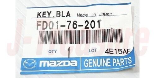 MAZDA 929 BHA5# 323 CBA#P Genuine Primary Blank Key FD01-76-201 OEM