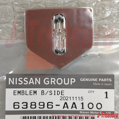 NISSAN SKYLINE R34 ER34 99-02 Genuine Front Side "GT" Emblem Badge Pair 2pcs OEM