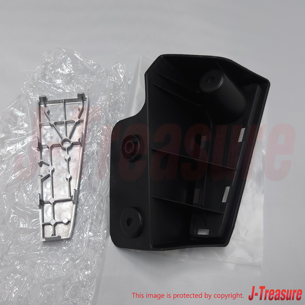 NISSAN SKYLINE GT-R R33 R34 95-02 Genuine Foot Rest & Aluminum Cover Set OEM