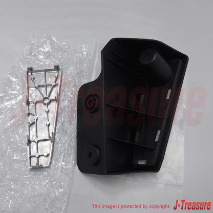 NISSAN SKYLINE GT-R R33 R34 95-02 Genuine Foot Rest & Aluminum Cover Set OEM