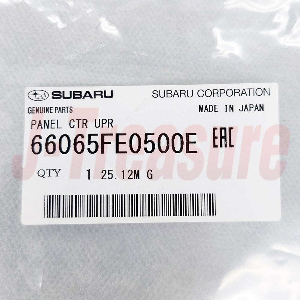 SUBARU IMPREZA WRX STI GDB '02-05 Genuine Upper Center Panel 66065FE050OE OEM