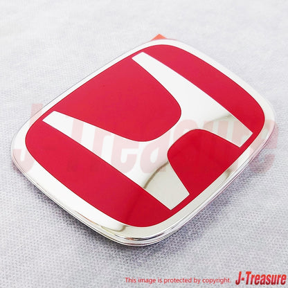 HONDA CIVIC Type R FK8 2017-2019 Genuine Front Red Emblem & Push Nut(x2) Set OEM