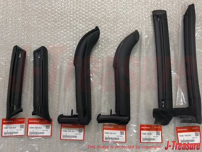 HONDA S2000 S2K AP1 AP2 Genuine Weatherstrip Roof Corner Right Left 6pcs Set OEM