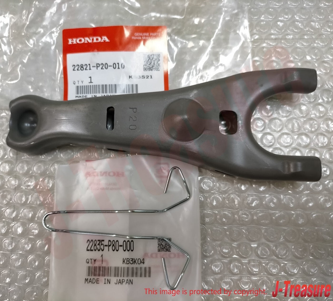 HONDA CR-X DEL SOL EG1 EJ4 93-97 Genuine Clutch Release Fork & Spring Set OEM