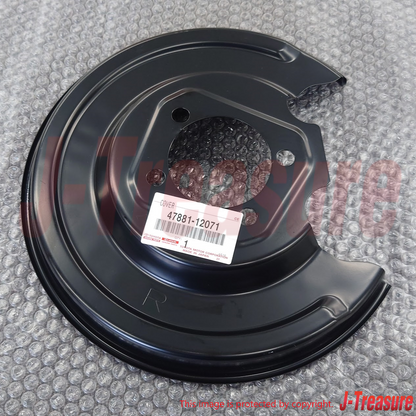 TOYOTA PRIUS ZVW3# 10-15 Genuine Rear Disc Brake Dust Cover RH 47881-12071 OEM