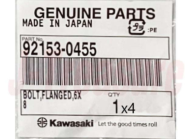 KAWASAKI NINJA ZX-10R ZX1000C '04-05 Genuine Sprocket(x2) & Bolt(x4) Set OEM