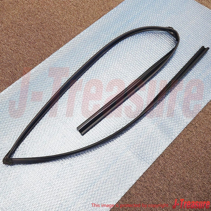 TOYOTA LAND CRUISER UZJ100 '98-07 Genuine Front Door Glass Run RH & LH Set OEM