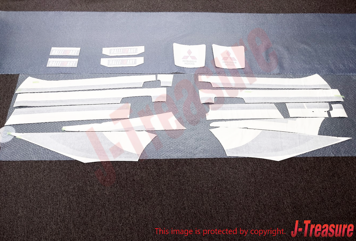 MITSUBISHI LANCER EVO 6 Genuine Tommi Makinen Edition Decal 8 pieces Set OEM