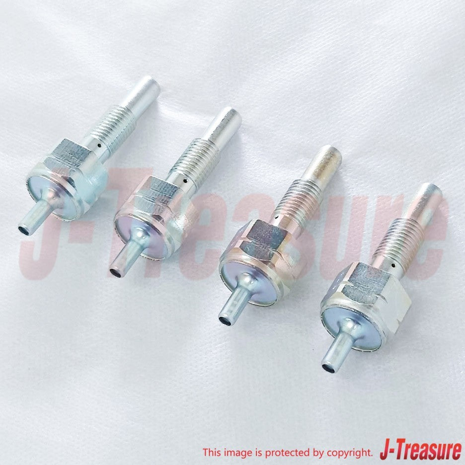 MAZDA RX-8 SE3P 04-08 Genuine Oil Injector Squirter Bolt Connector 4pcs Set OEM