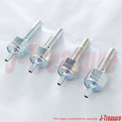 MAZDA RX-8 SE3P 04-08 Genuine Oil Injector Squirter Bolt Connector 4pcs Set OEM