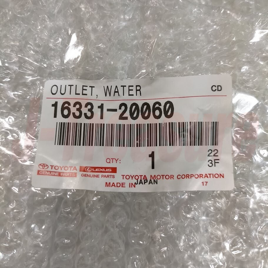 TOYOTA CAMRY MCV30 03-06 SOLARA 06-08 MCV31 Genuine Water Outlet 16331-20060 OEM