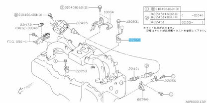 SUBARU IMPREZA GC8 99-02 FORESTER SF5 99-02 Genuine Knock Sensor 22060AA070 OEM