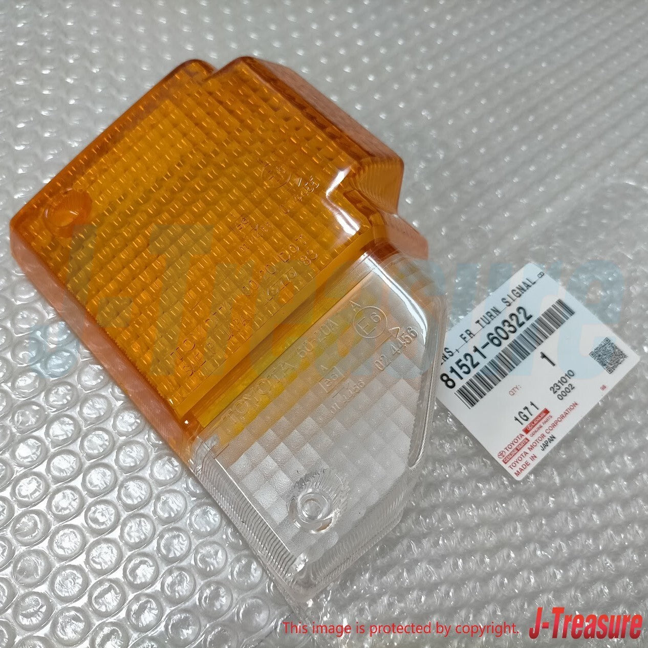 TOYOTA LAND CRUISER BJ70 Genuine Front Turn Signal Lamp Lens RH & LH Set OEM