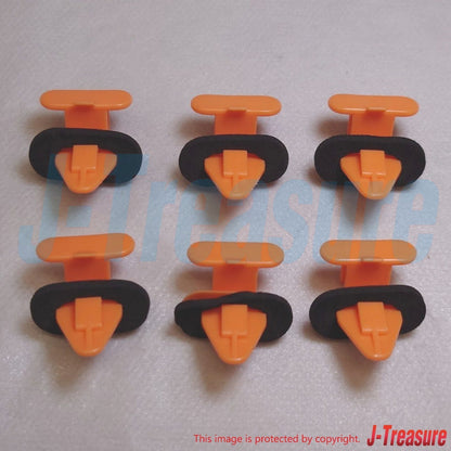 HONDA CR-X EF7 EF8 88-91 Genuine Quarter Garnish Clip 91509-SH2-003 x6 set OEM