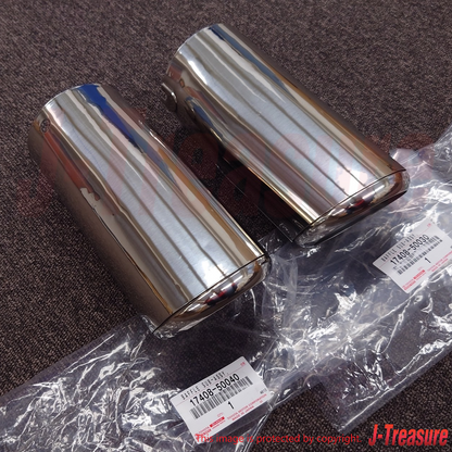 LEXUS SC430 UZZ40 2002-2010 Genuine Exhaust Tail Pipe Baffle Sub Assy x2 Set OEM