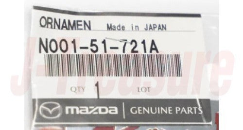 MAZDA ROADSTER NA8C Genuine Rear Car Name Ornament "EUNOS" & "Roadster" Set OEM