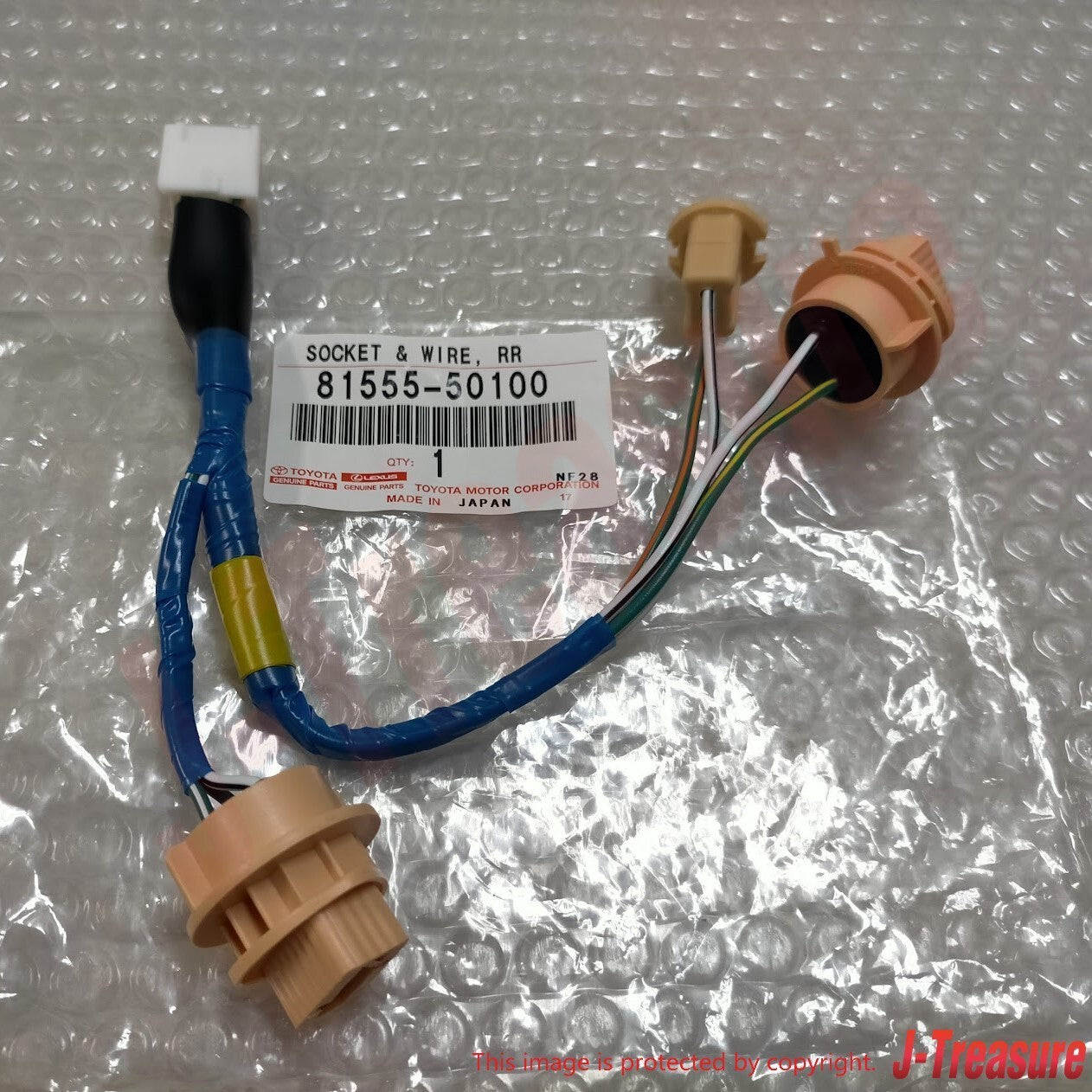 LEXUS LS430 UCF30 01-04 Genuine Rear Combi Lamp Socket & Wire 81555-50100 x2 Set