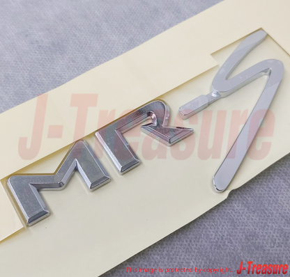 TOYOTA MR2 Roadster Spyder MR-S ZZW30 Genuine Rear "MR-S" Emblem 75471-17130 OEM