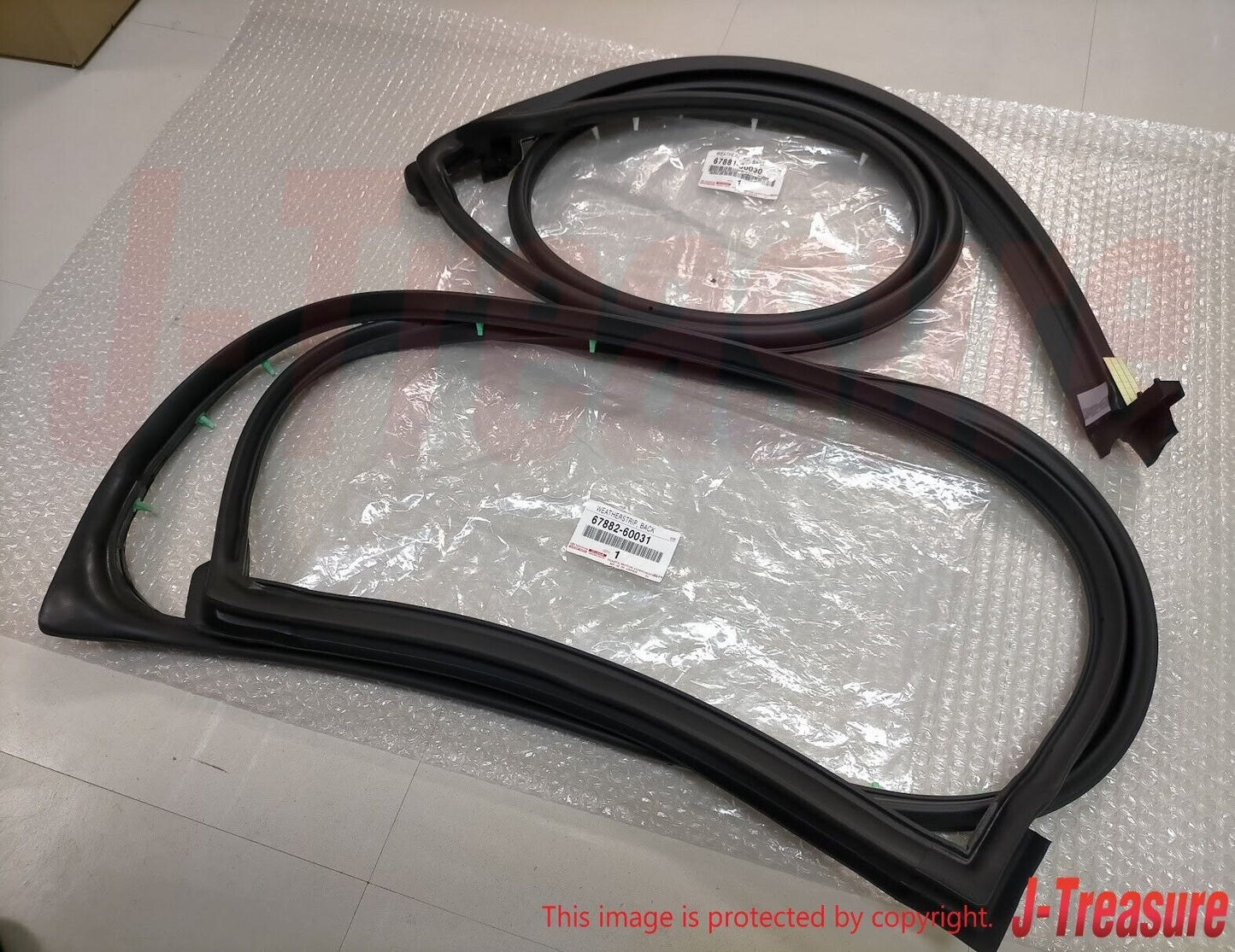 TOYOTA LAND CRUISER 70 Genuine Back Barn Door Weatherstrip Right & Left Set OEM