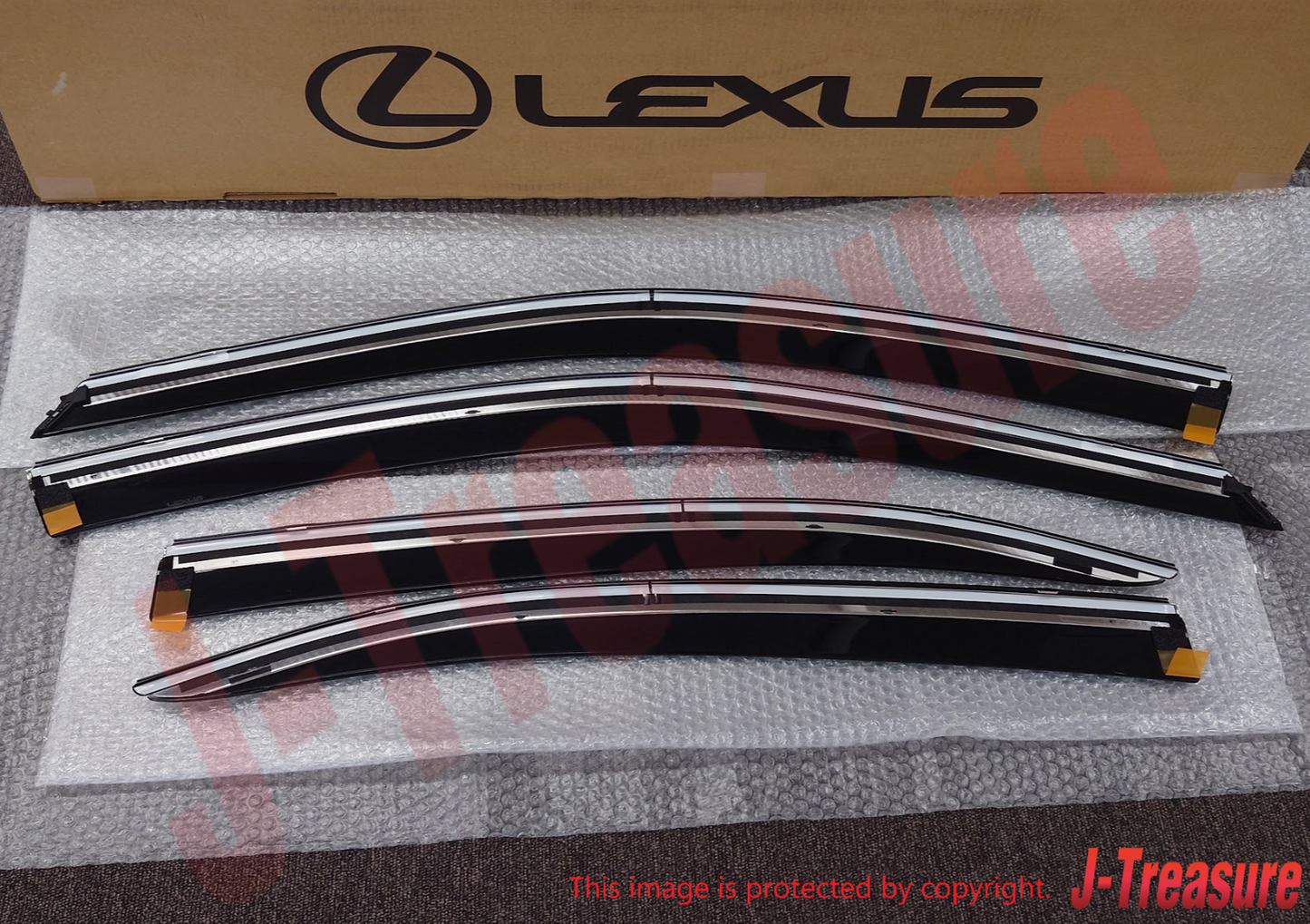 LEXUS IS250 IS300h IS350 GSE20 13-18 Genuine Front & Rear Exterior Visor Set OEM