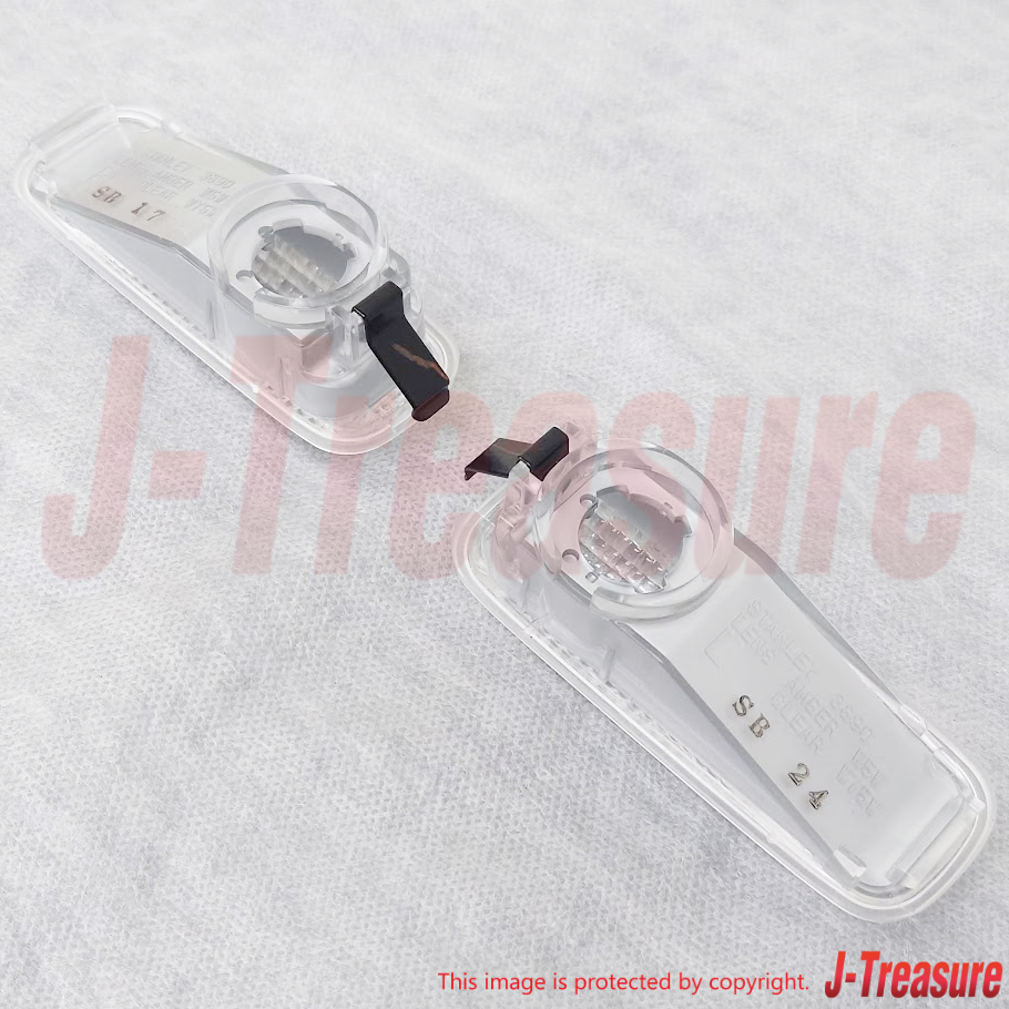 HONDA CIVIC TYPE-R EK9 Genuine Front Fender Side Marker Lamp Light Clear Set OEM