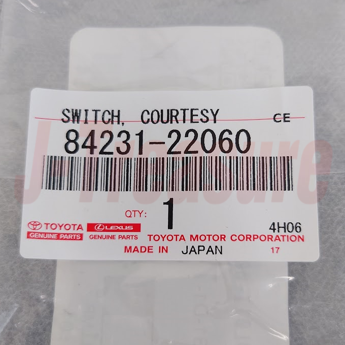 TOYOTA LEVIN TRUENO AE86 Genuine Courtesy Lamp Switch & Cushion Set of 2 OEM