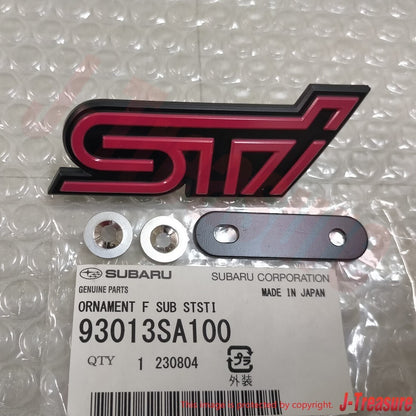 SUBARU FORESTER SG9 2004-2008 Genuine Front Emblem ・ｽhSTI・ｽh 93013SA100 OEM JDM