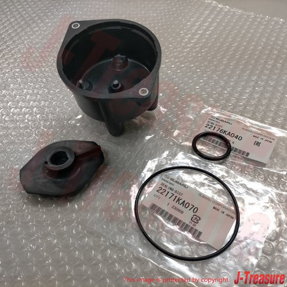 SUBARU SAMBAR KS3 KV3 Genuine Distributor Cap Rotor Head O-ring 4pces Set OEM